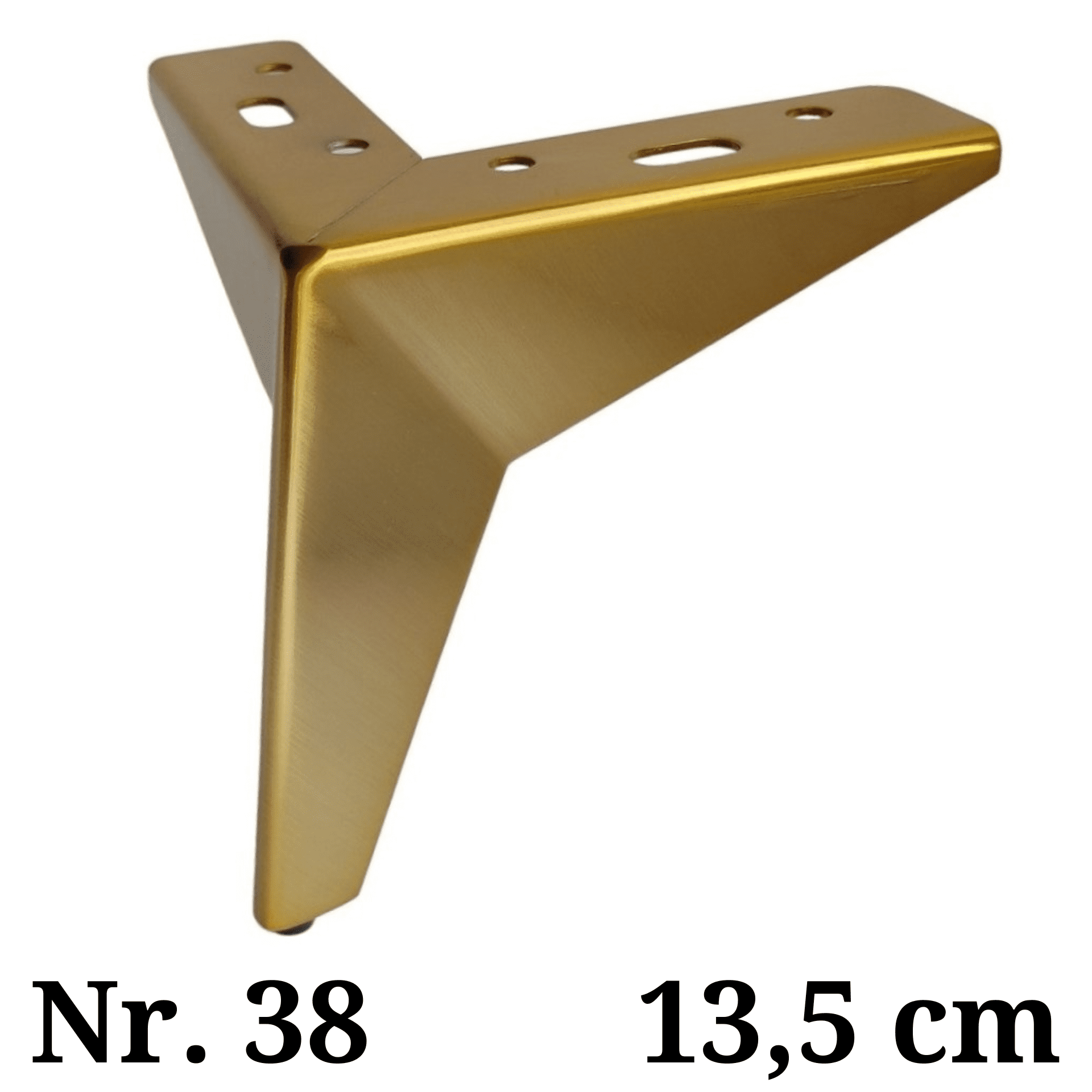 Metalinė kojelė Nr. 38 (Auksas)