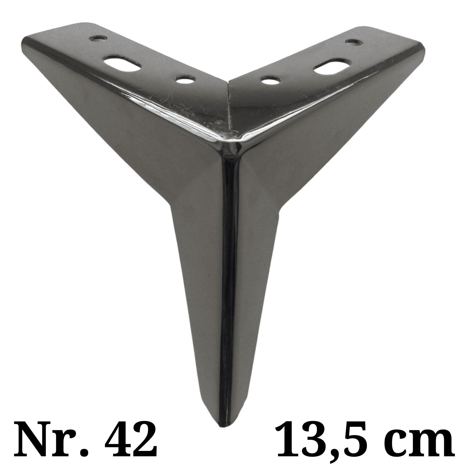 Metalinė kojelė Nr. 42 (Juodas nikelis)