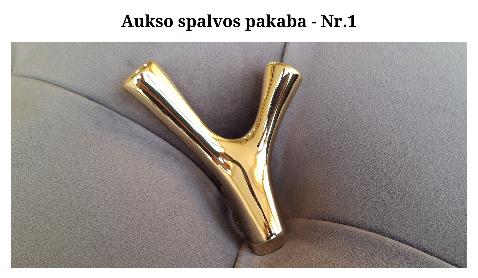 Aukso spalvos pakaba - Nr.1
