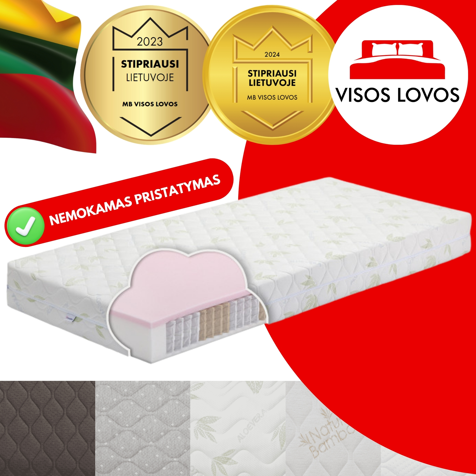 VISOS LOVOS - Lietuviškas čiužinys Nr.13 VISOS LOVOS - Lietuviškas čiužinys Nr.13