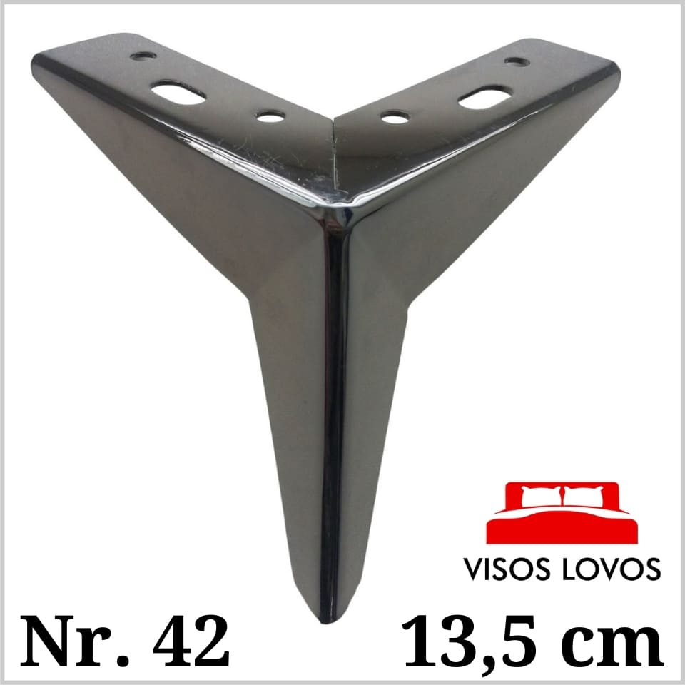 Metalinė kojelė Nr. 42 (Juodas nikelis)