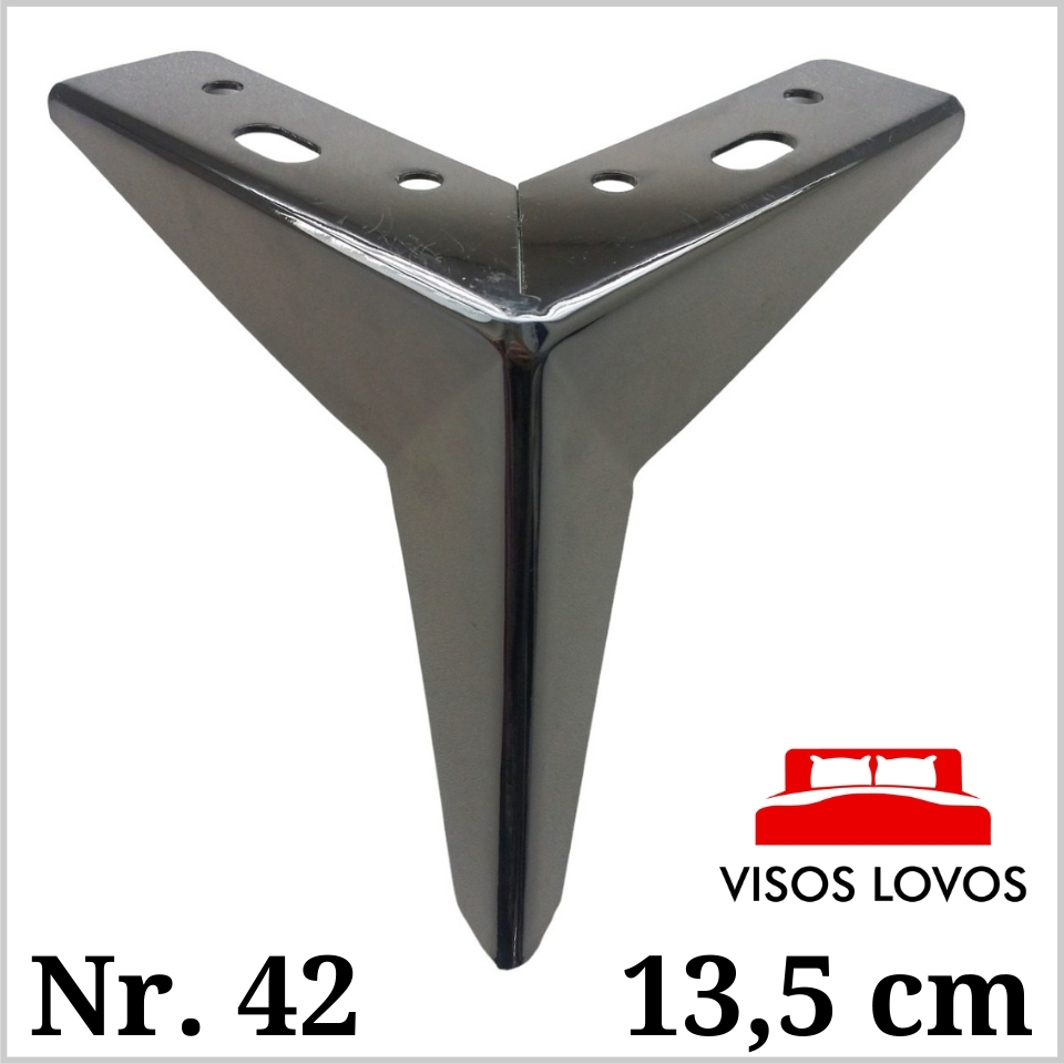 Metalinė kojelė Nr. 42 (Juodas nikelis)