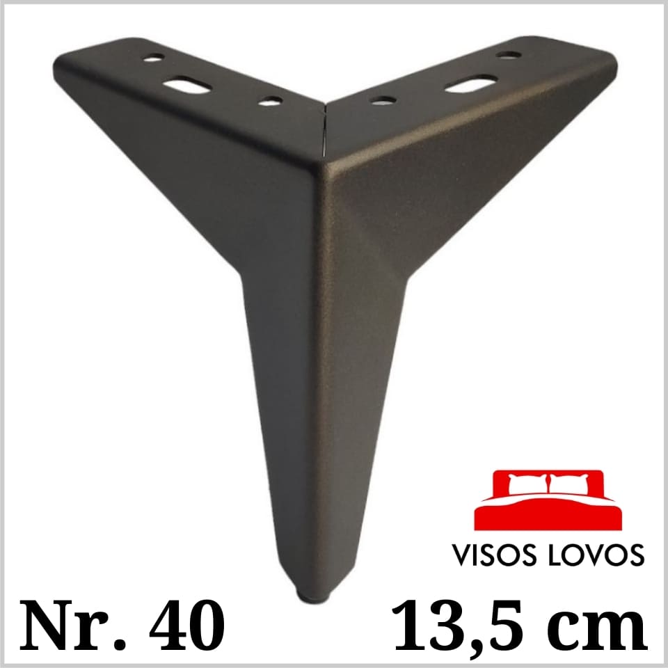 Metalinė kojelė Nr. 40 (Smėliuota ruda)