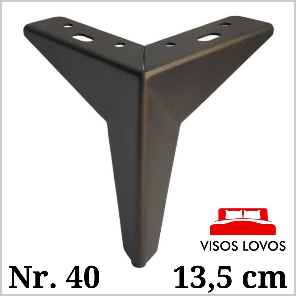 Metalinė kojelė Nr. 40 (Smėliuota ruda)