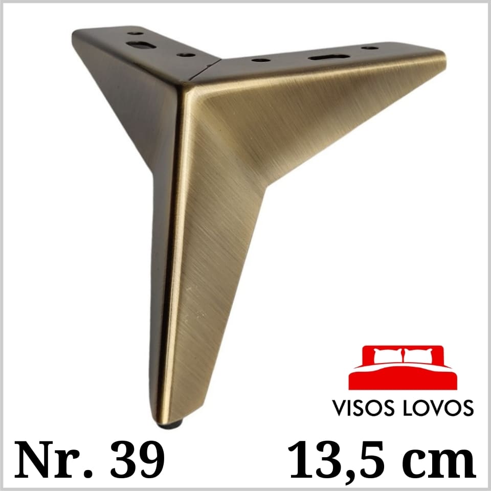 Metalinė kojelė Nr. 39 (Žalvaris)