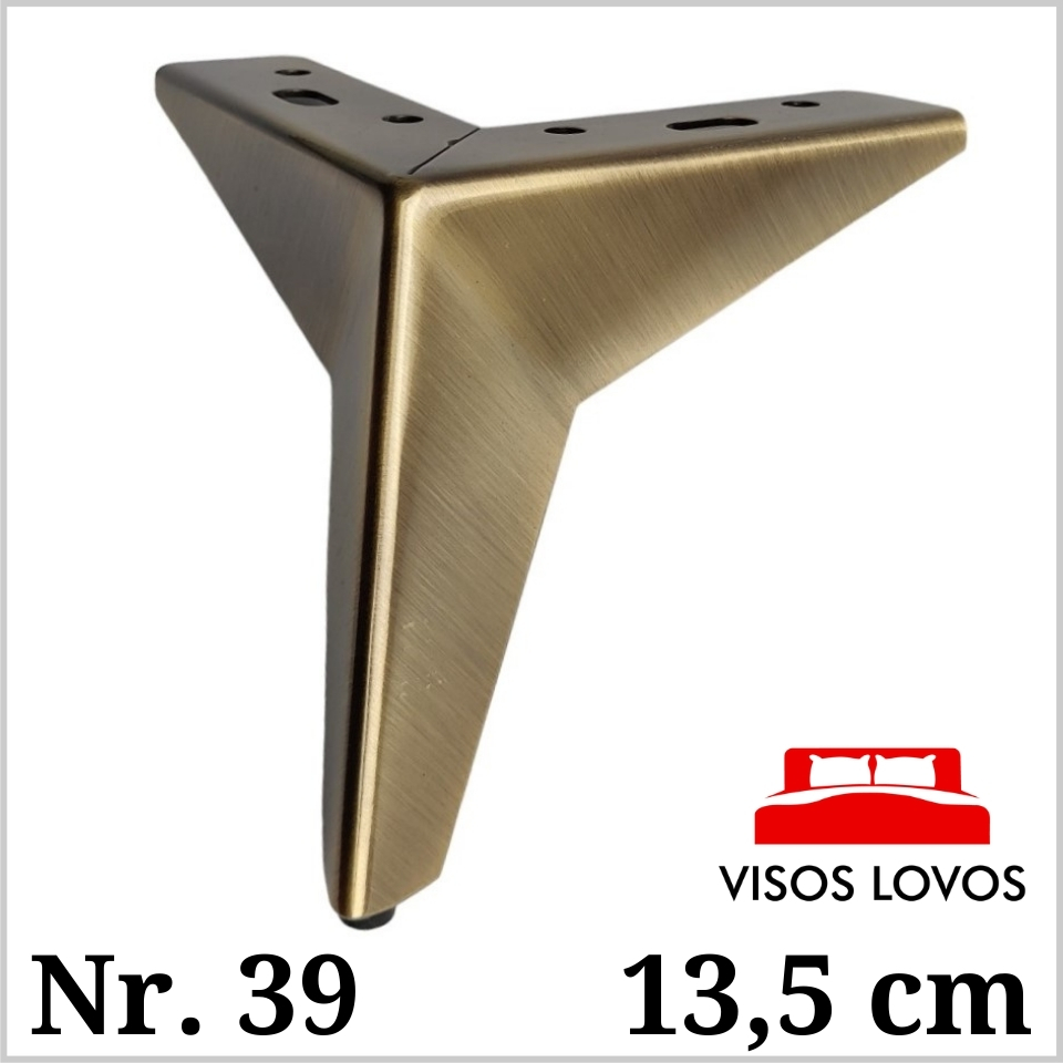 Metalinė kojelė Nr. 39 (Žalvaris)