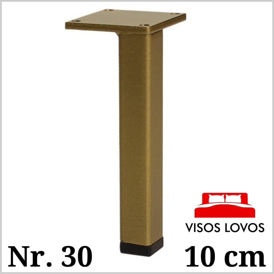 Metalinė kojelė Nr. 30 (Plieninė, aukso)