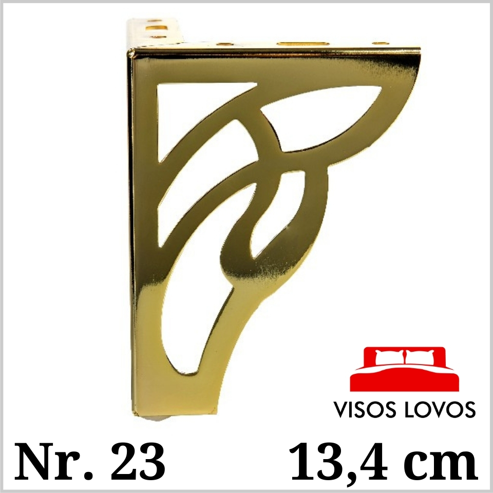 Metalinė kojelė Nr. 23 (Auksas)