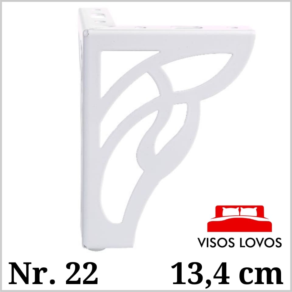 Metalinė kojelė Nr. 22 (Balta)