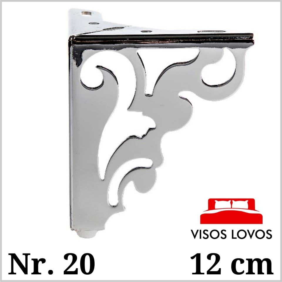 Metalinė kojelė Nr. 20 (Chromas)