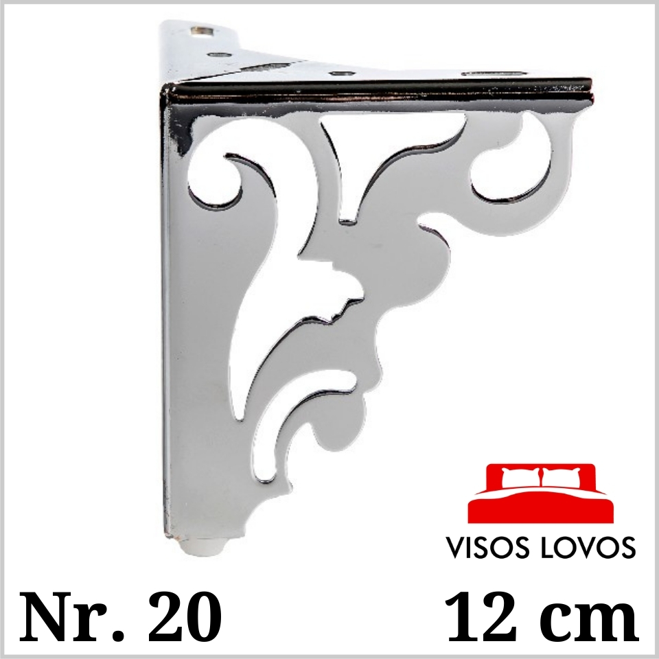 Metalinė kojelė Nr. 20 (Chromas)