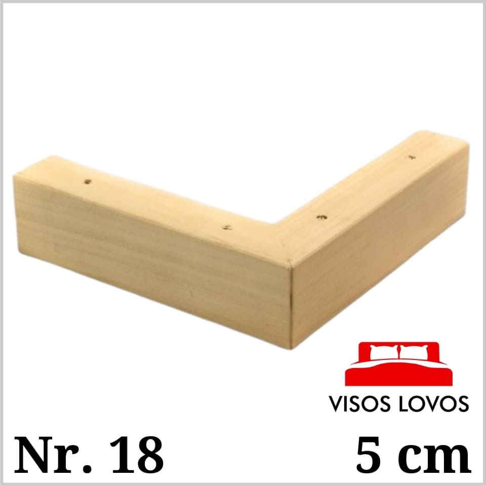 Medinė kojelė Nr. 18