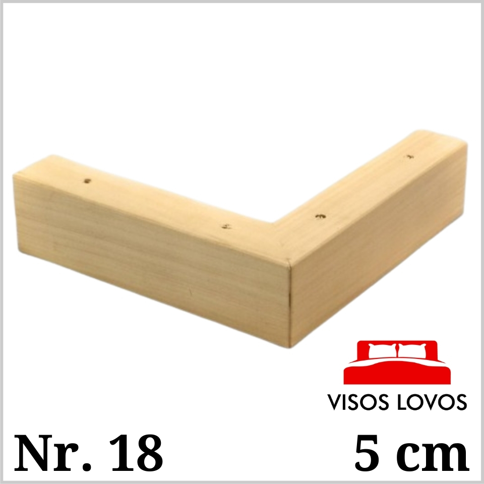 Medinė kojelė Nr. 18