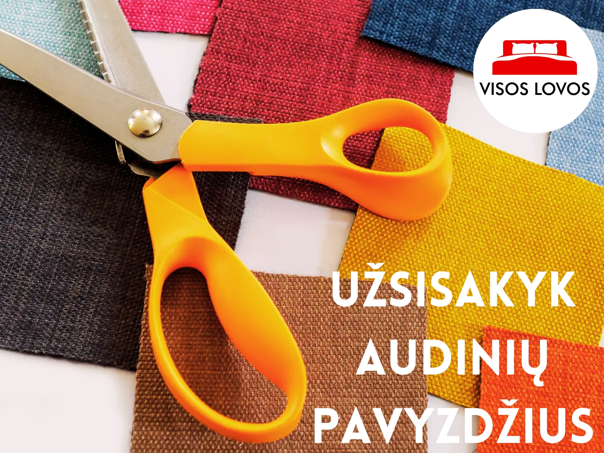 VISOS LOVOS - Naktinių spintelių aprašymas - Audinių pavyzdžių pasirinkimas