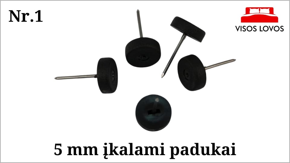 5mm įkalami padukai