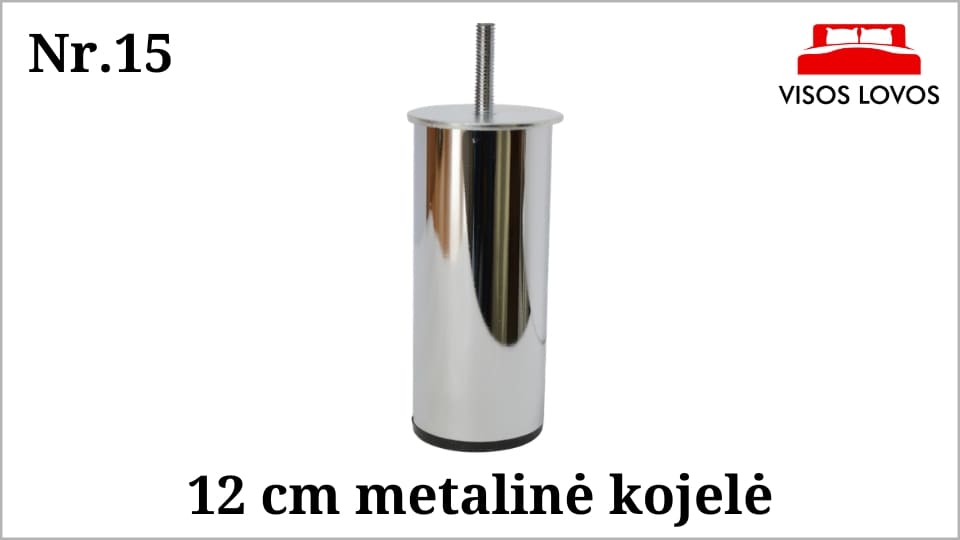 Metalinė kojelė Nr.15 (Chromas)