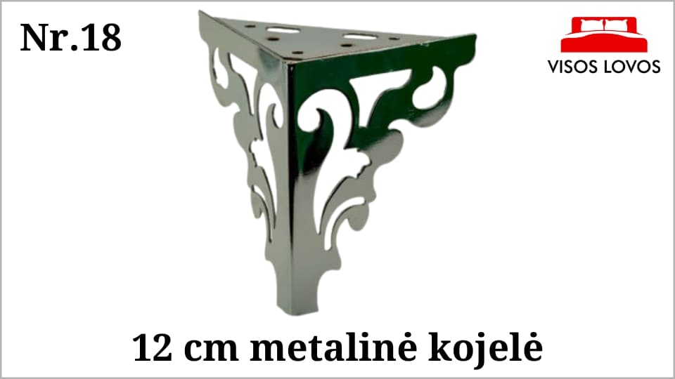 Metalinė kojelė Nr.18 (Chromas)
