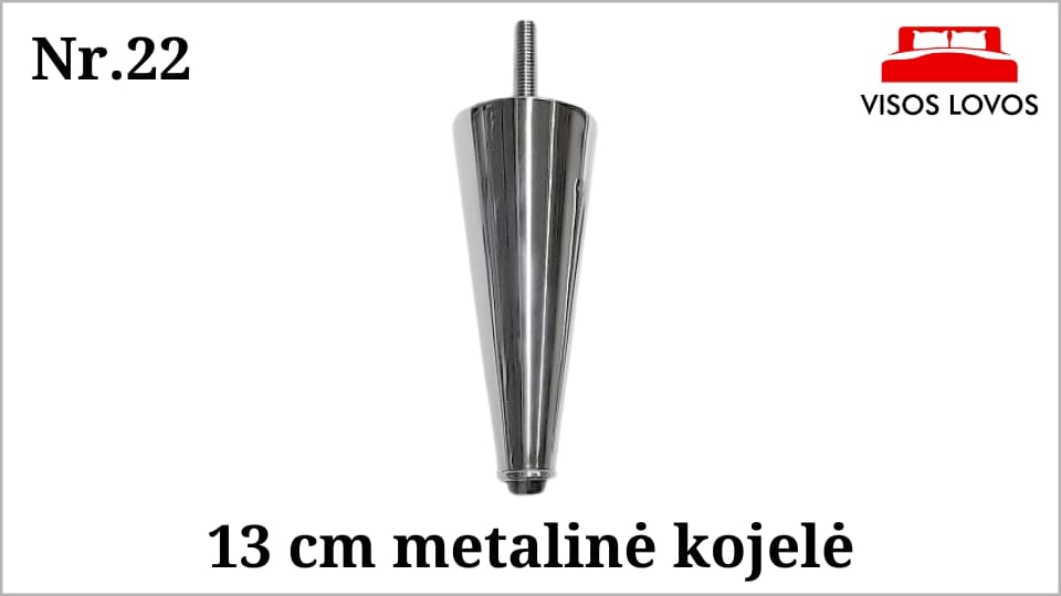 Metalinė kojelė Nr.22 (Chromas)