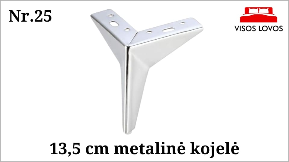 Metalinė kojelė Nr.25 (Chromas)