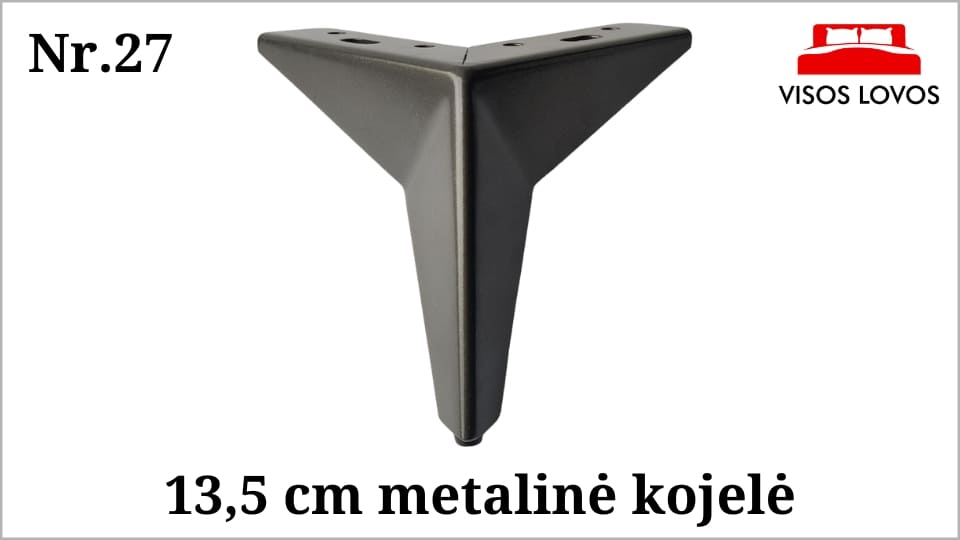 Metalinė kojelė Nr.27 (Pilka/Antracito)