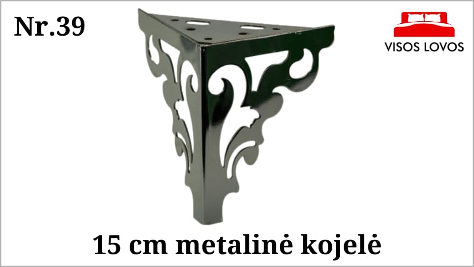 Metalinė kojelė Nr.39 (Chromas)