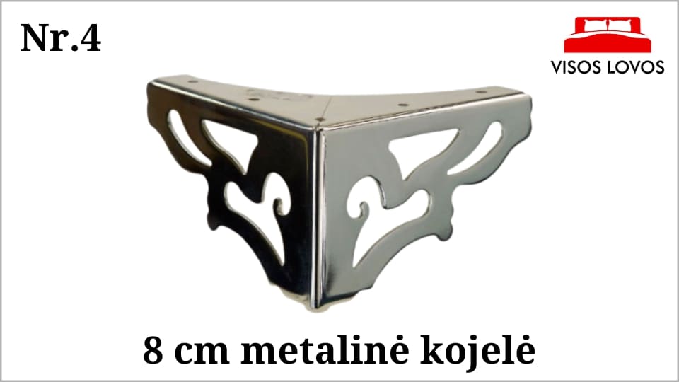 Metalinė kojelė Nr.4 (Chromas)