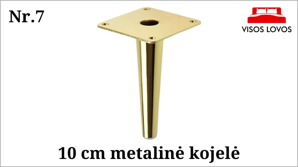 Metalinė kojelė Nr.7 (Žalvario spalvos)