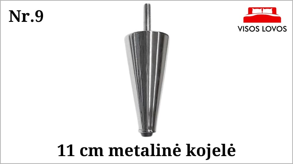 Metalinė kojelė Nr.9 (Chromas)
