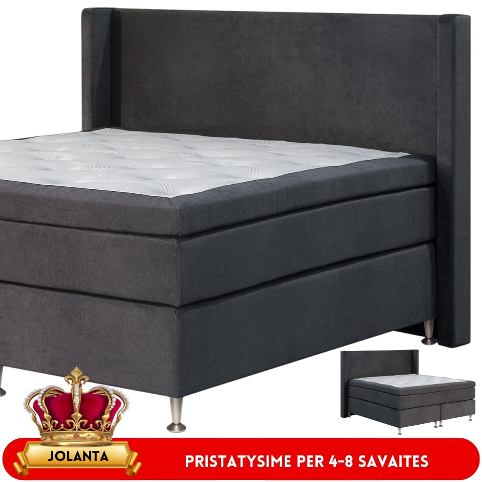 VISOS LOVOS - Kontinentinė miegamojo lova JOLANTA be patalynės dėžės 1 VISOS LOVOS - Kontinentinė miegamojo lova JOLANTA be patalynės dėžės 1