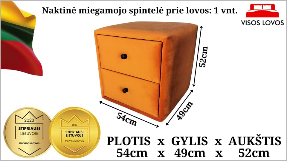 Spintelė 54cm x 49cm x 52cm - 1 vnt. (250 €)